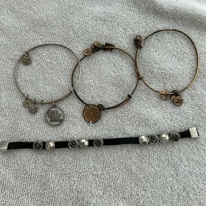 Selling 3 Alex and Ani bracelets and throwing one in for good measure